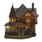 Department 56 Fright Village Coraline Lit Building Figurine and Accessory Set, 3 Pieces 8.8in H
